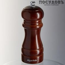 Alpenkok AK-7139K мельница для специй, Ø50×135 мм, материал дерево, керамические жернова, в упаковке 1 шт