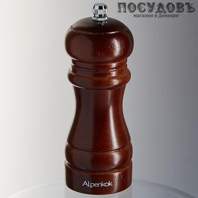 Alpenkok AK-7139K мельница для специй, Ø50×135 мм, материал дерево, керамические жернова, в упаковке 1 шт