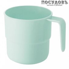 Plast Team NP1430МТ-40 кружка, 250 мл, полипропилен, мятный 1 шт.