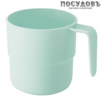 Plast Team NP1430МТ-40 кружка, 250 мл, полипропилен, мятный 1 шт.