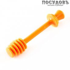 Webber BE-1616, ложечка для меда, 140×30 мм, пластик, цвет желтый