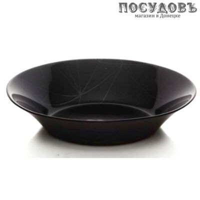 Pasabahce linea Black/Линеа Блэк 10335SLBD66 тарелка глубокая 220 мм без упаковки 1 шт.