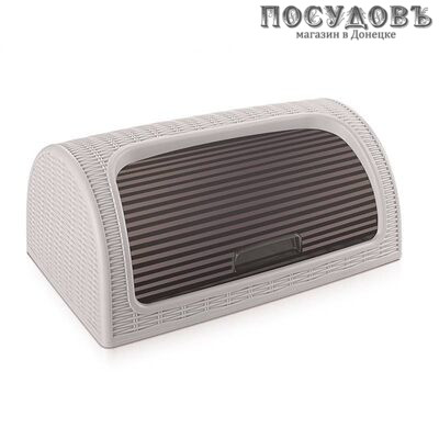 DDStyle Догуш 05330 хлебница, 420×275×180 мм, пластик, коричневый, 1 шт.