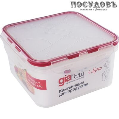 Giaretti Amore GR1843ЧЕРИ контейнер с герметичной крышкой, полипропилен мм, 400 мл