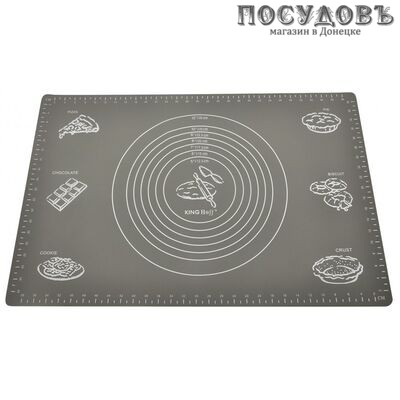 KING Hoff KH-1627 коврик силиконовый с разметкой, силикон термостойкий, антипригарное покрытие, 600×400 мм