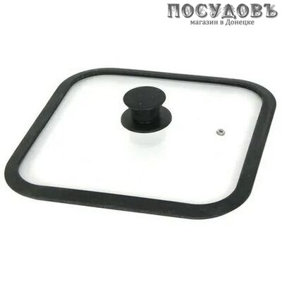 Mallony Quadrato 003667 крышка для сковороды, стекло термостойкое, 280×280 мм