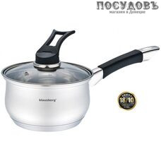 Klausberg KB-7219 ковш с крышкой 1,7 л, сталь нержавеющая 18/10, Ø160 мм, многослойное дно, 2 пр.