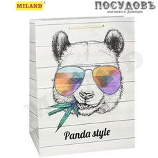Dream cards Стильная панда ППД-0119 пакет подарочный XL-324×445×102 мм, бумага, матовая ламинация
