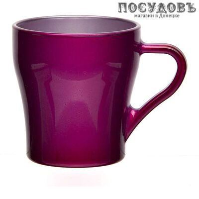 Pasabahce Chroma 55773SLBD4 кружка, 260 мл, стекло, розовый металлик, без упаковки 1 шт.