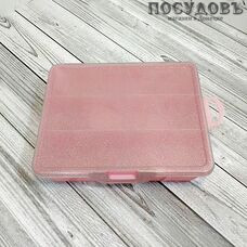 Пластик Репаблик Fiori Orchid BQ4015РЗПЕР органайзер для мелочей, пластик, М 192×160×42 мм, цвет розовый перламутр