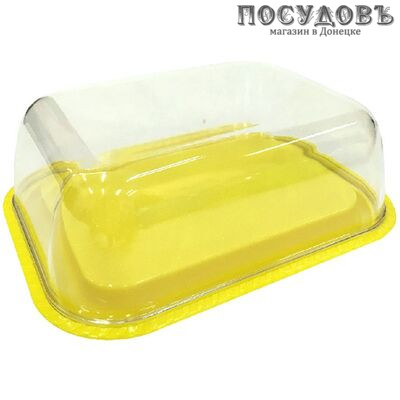 Plast Team MPG5750 масленка с крышкой, 140×110×50 мм, полистирол