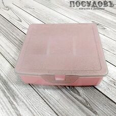 Пластик Репаблик Fiori Orchid BQ4014РЗПЕР органайзер для мелочей, пластик, S 140×135×42 мм, цвет розовый перламутр