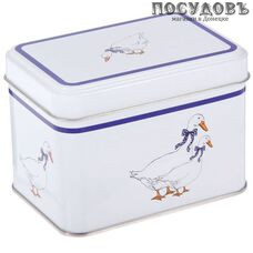 РФЖУ Гуси 040-01337 банка для хранения с крышкой, 69×67×98 мм, 400 мл, жесть, Россия 2 пр.