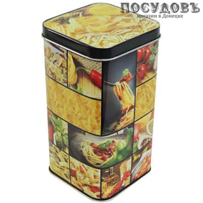РФЖУ Новая паста микс 140-01014 банка для хранения с крышкой, 171×90×90 мм, 1400 мл, жесть, Россия 2 пр.