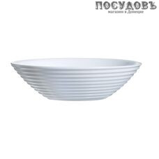 Luminarc Harena L2969 тарелка глубокая, стекло упрочненное, цвет белый, Ø200 мм, Франция 1 шт.