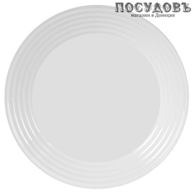 Luminarc Harena L3265 блюдо, стекло упрочненное, цвет белый, Ø280 мм, Франция 1 шт.
