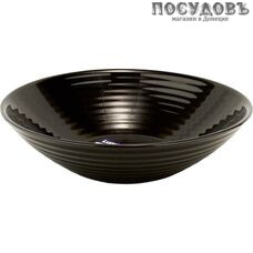 Luminarc Harena L8806 салатник, стекло упрочненное, цвет черный, Ø270×100 мм, 3100 мл, Франция 1 шт.
