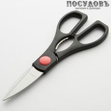 Webber BE-5342 ножницы кухонные пластиковая рукоятка, цвет черный, на блистере 1 шт.