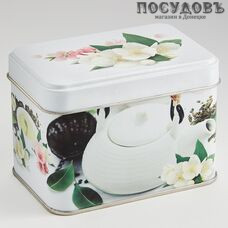 РФЖУ Чайная церемония 040-00500 банка для хранения с крышкой, 69×67×98 мм, 400 мл, жесть, Россия 2 пр.