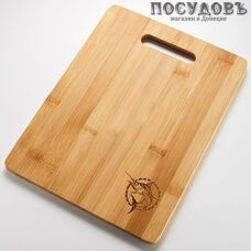 Webber Рыба РД-00063 доска разделочная, материал бамбук, 280×210×10 мм, 1 шт.