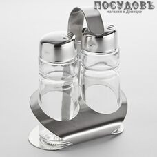 Webber ВЕ-0046 набор для специй, стекло, хромированый металл, в упаковке 3 пр.