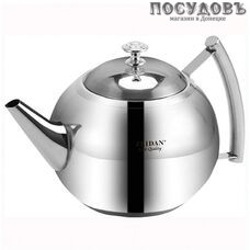 ZEIDAN Z-4317 чайник заварочный с фильтром, сталь нержавеющая, 1500 мл