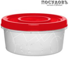 Giaretti GR1887СТ емкость для хранения с крышкой, полипропилен, 400 мл, сочный томат