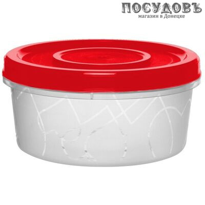 Giaretti GR1887СТ емкость для хранения с крышкой, полипропилен, 400 мл, сочный томат