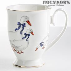 Beatrix "Гуси" МН091L1 кружка подарочная, цвет белая с рисунком, 350 мл, фарфор, в подарочной упаковке 1 шт Beatrix "Гуси" МН091L1 кружка подарочная, цвет белая с рисунком, 350 мл, фарфор, в подарочной упаковке 1 шт