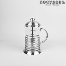 Maestro MR-1664-350 френч-пресс, стекло термостойкое, сталь нержавеющая, 350 мл