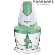 Delta Lux DL-7417 измельчитель 300 Вт, чаша пластик 750 мл, одна пара ножей, цвет белый/зеленый