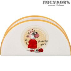 Коралл Agness 358-1637 салфетница, керамика, цвет оранжевый