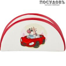 Коралл Agness 358-1638 салфетница, керамика, цвет красный