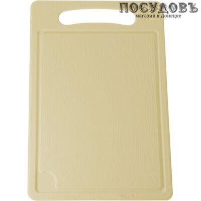 Giaretti Bono GR1495СЛ доска разделочная, материал полипропилен 450×290×7 мм, цвет сливочный крем
