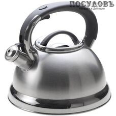 Maestro MR-1332 чайник со свистком, 2,8 л, сталь нержавеющая, капсульное дно