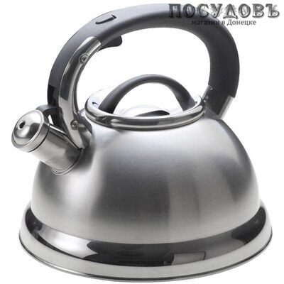 Maestro MR-1332 чайник со свистком, 2,8 л, сталь нержавеющая, капсульное дно