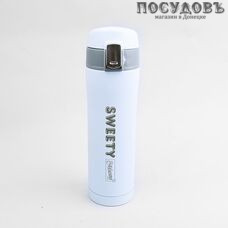 Maestro Sweety MR-1643-40D термокружка, колба сталь нержавеющая 18/10 400 мл, цвет небесный