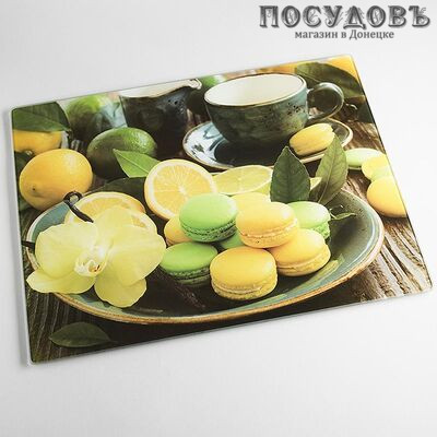 Alparaisa "Макаронс" RD0071/1-ST доска разделочная, материал стекло закаленное, 300×400×4 мм 1 шт