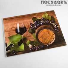 Alparaisa "Виноградная лоза" RD0070/1-ST доска разделочная, материал стекло закаленное, 300×400×4 мм 1 шт