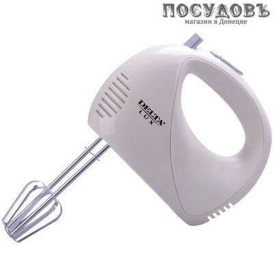 Delta Lux DL-5068 миксер ручной, 400 Вт, 5 скоростей, цвет розовый