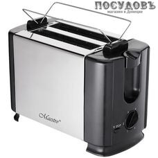 Maestro MR-701 тостер на 2 шт, 700 Вт, цвет черный