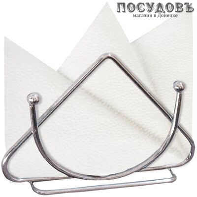 Maestro Basic MR-1699-A салфетница, 127×85×50 мм, сталь хромированная, 1 шт.