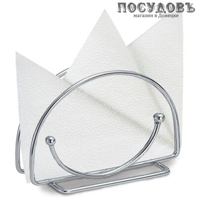 Maestro Basic MR-1699-B салфетница, 140×60×80 мм, сталь хромированная, 1 шт.