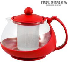 Mallony Variato 910105 чайник заварочный с фильтром, стекло жаропрочное, 750 мл, микс
