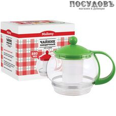 Mallony Variato 910104 чайник заварочный с фильтром, стекло жаропрочное, 880 мл, микс