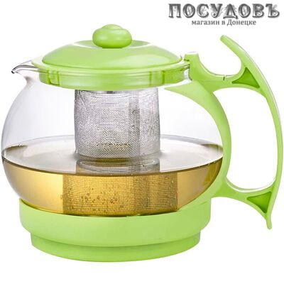 Mallony Decotto 910113 чайник заварочный с фильтром, стекло жаропрочное, 1100 мл