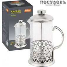 Mallony Rombo 005488 френч-пресс, стекло жаропрочное, 1000 мл