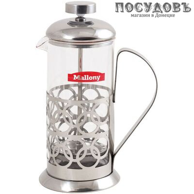 Mallony Olimpia 950100 френч-пресс, стекло термостойкое, 350 мл