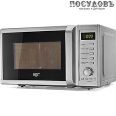HOLT HT-MO-002 микроволновая печь, 20,0 л, 700 Вт, без гриля, серебристый