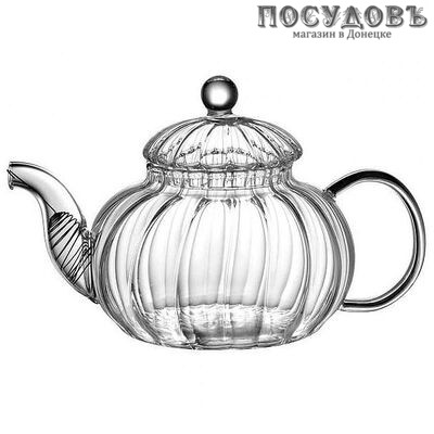 Backman BM-0304 чайник заварочный с фильтром, стекло термостойкое, 1200 мл